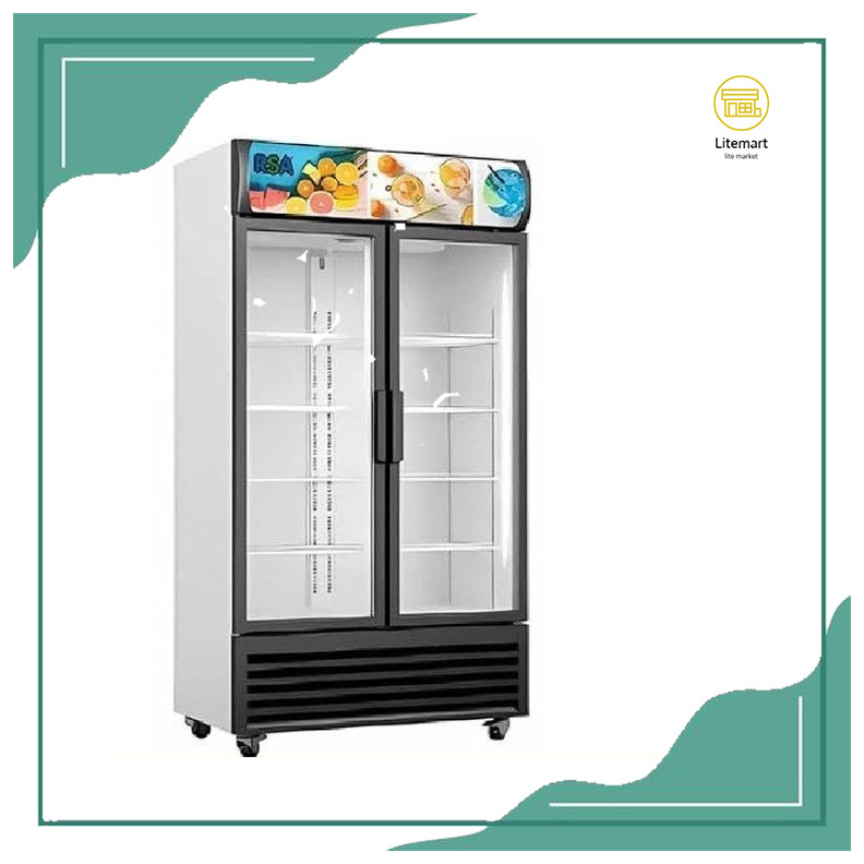 RSA SHOWCASE 2 PINTU TOPAZ-600