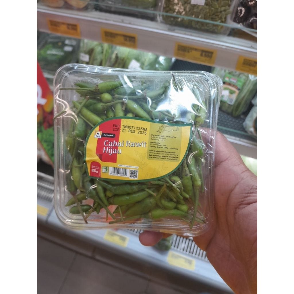 TRAY SAYUR TOGE CABE / TRAY-07 ISI 50 PCS [SIZE 12X12]