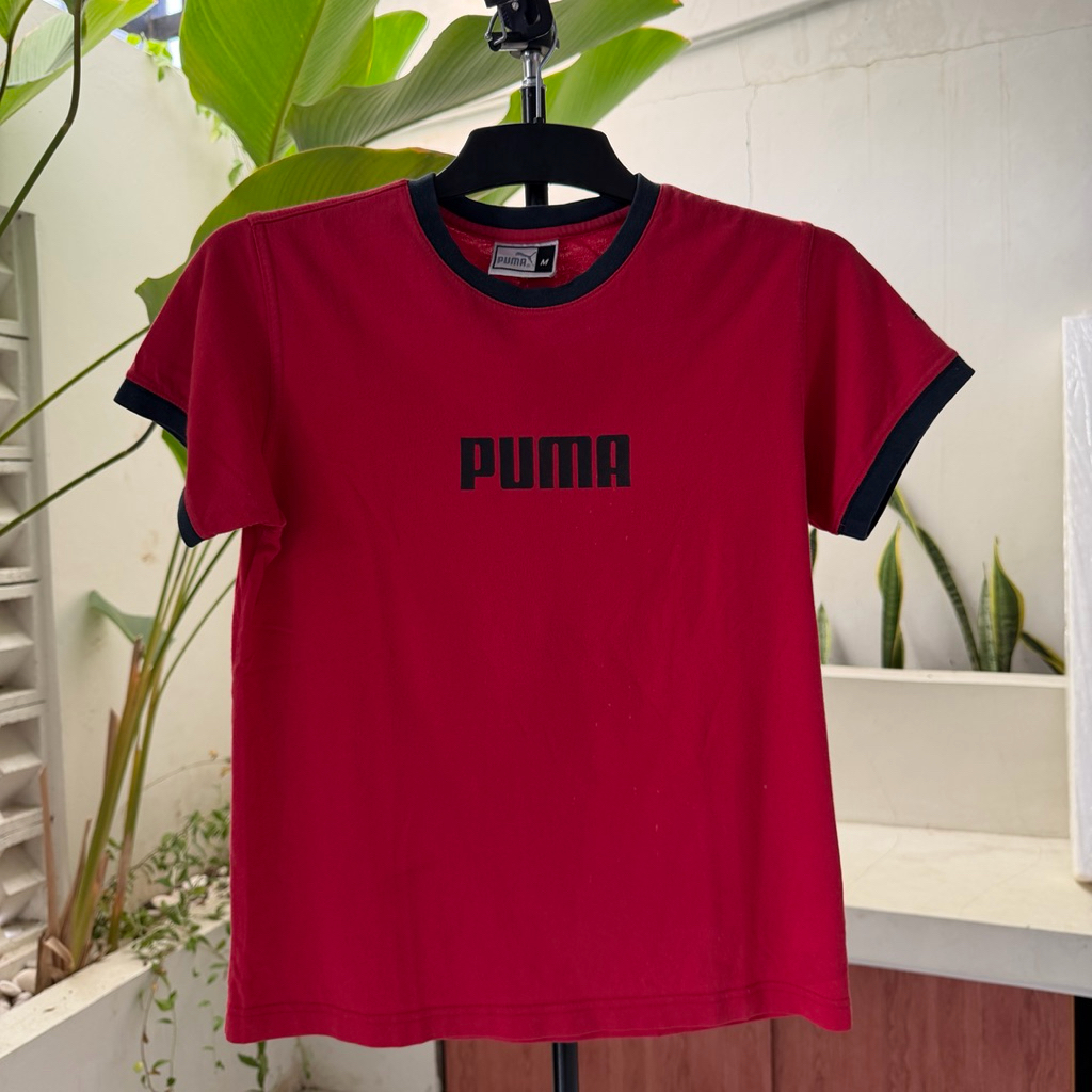 kaos puma merah original