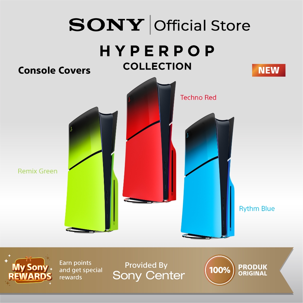 Sony PS5 Slim Console Covers Disc Hyperpop Edition Sony Playstation 5