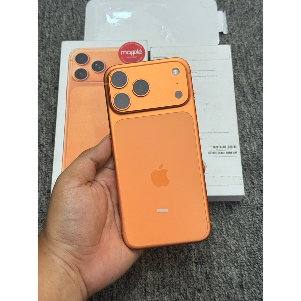iphone 17 pro max 256gb ibox second likenew fullset original