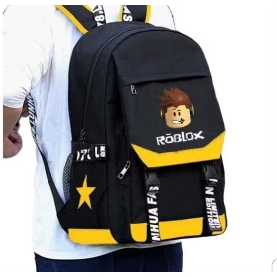 SOGE TAS SEKOLAH ANAK LAKI LAKI PEREMPUAN ROBLOX BAGS USB NS