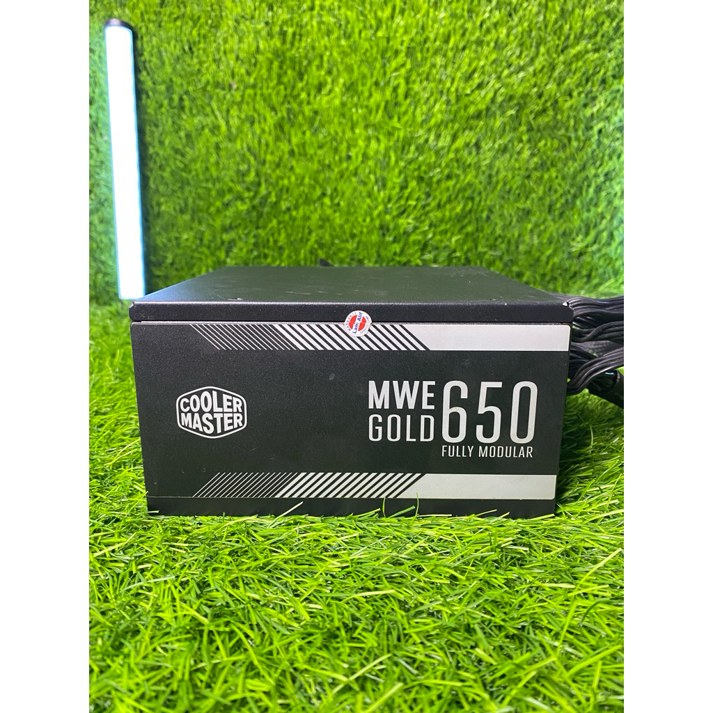 PSU POWER SUPPLY COOLER MASTER MWE 650W 80 Plus GOLD FULLY MODULAR BEKAS NORMAL TESTED