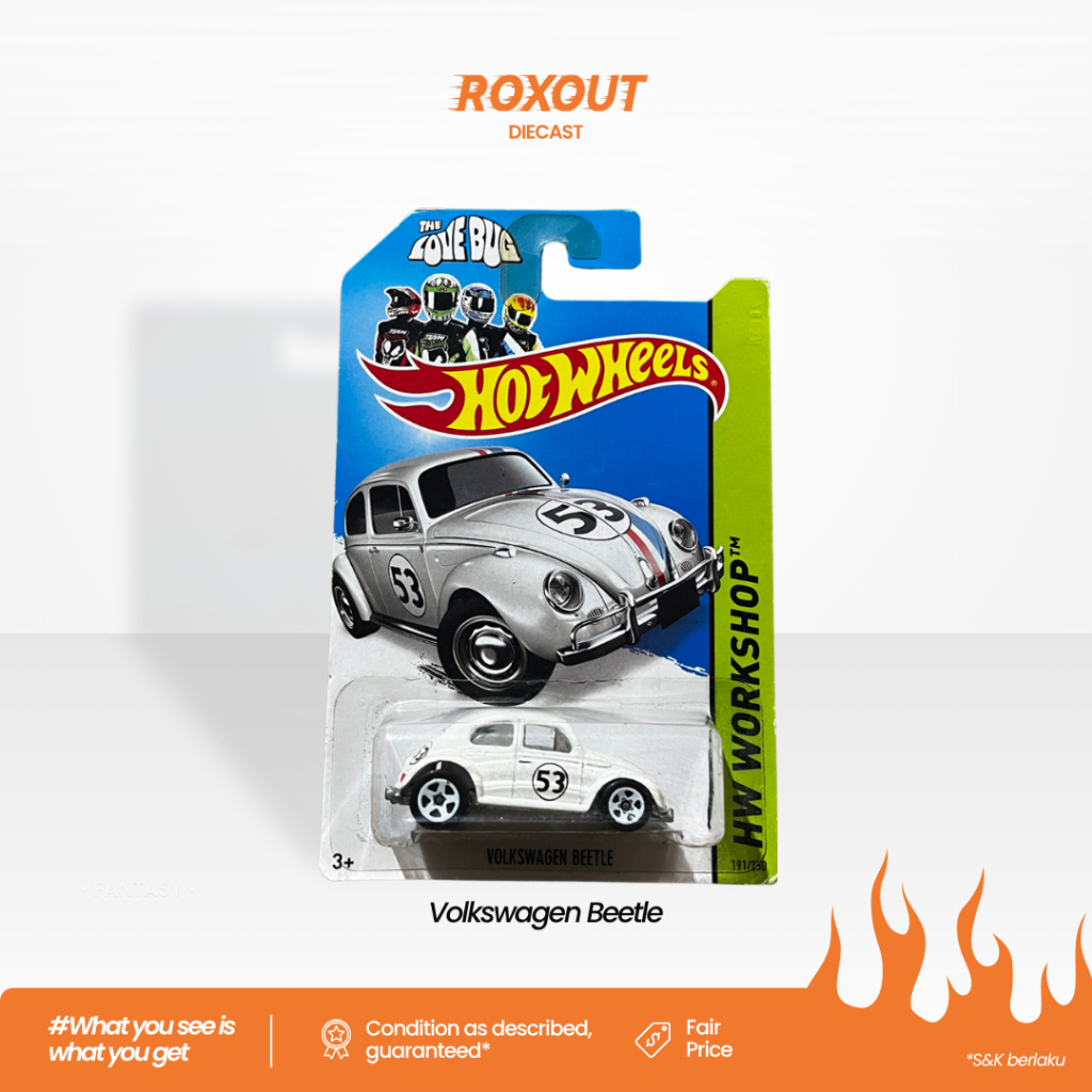 Hot Wheels Series VW Mainan Anak – Beetle Golf GTI Kombi Mobil 1:64