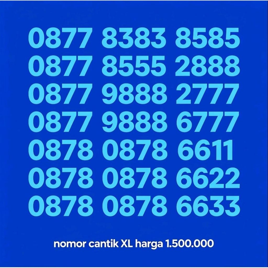KARTU PERDANA XL