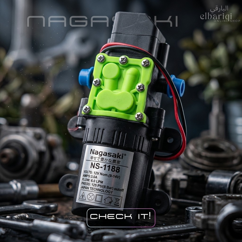 Dinamo Pompa Air 125 PSI 6 Liter Menit Sprayer Elektrik Tengki Alat Semprot Elektrik Nagasaki ORI