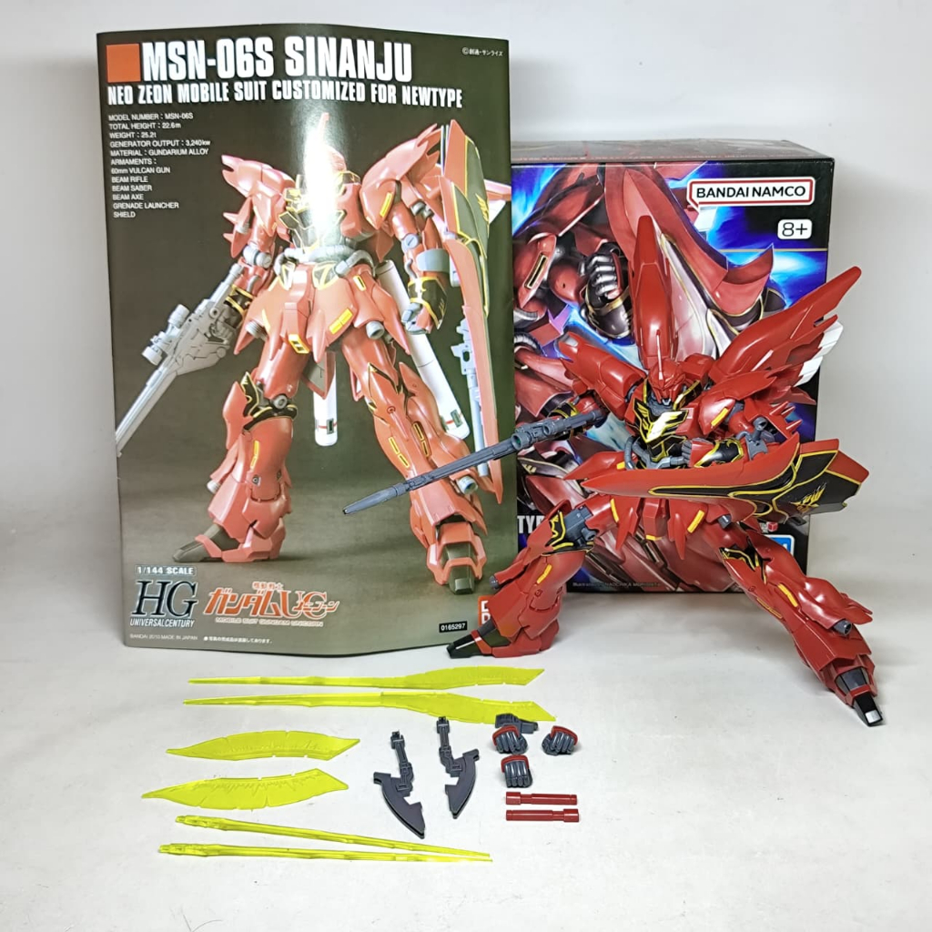 Bandai HGUC Sinanju  / Gundam HG 1/144 2nd Sudah Rakit H219