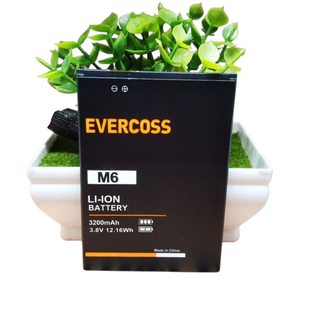 BATERAI BATRE EVERCOSS M6 M 6 BATTERY HP