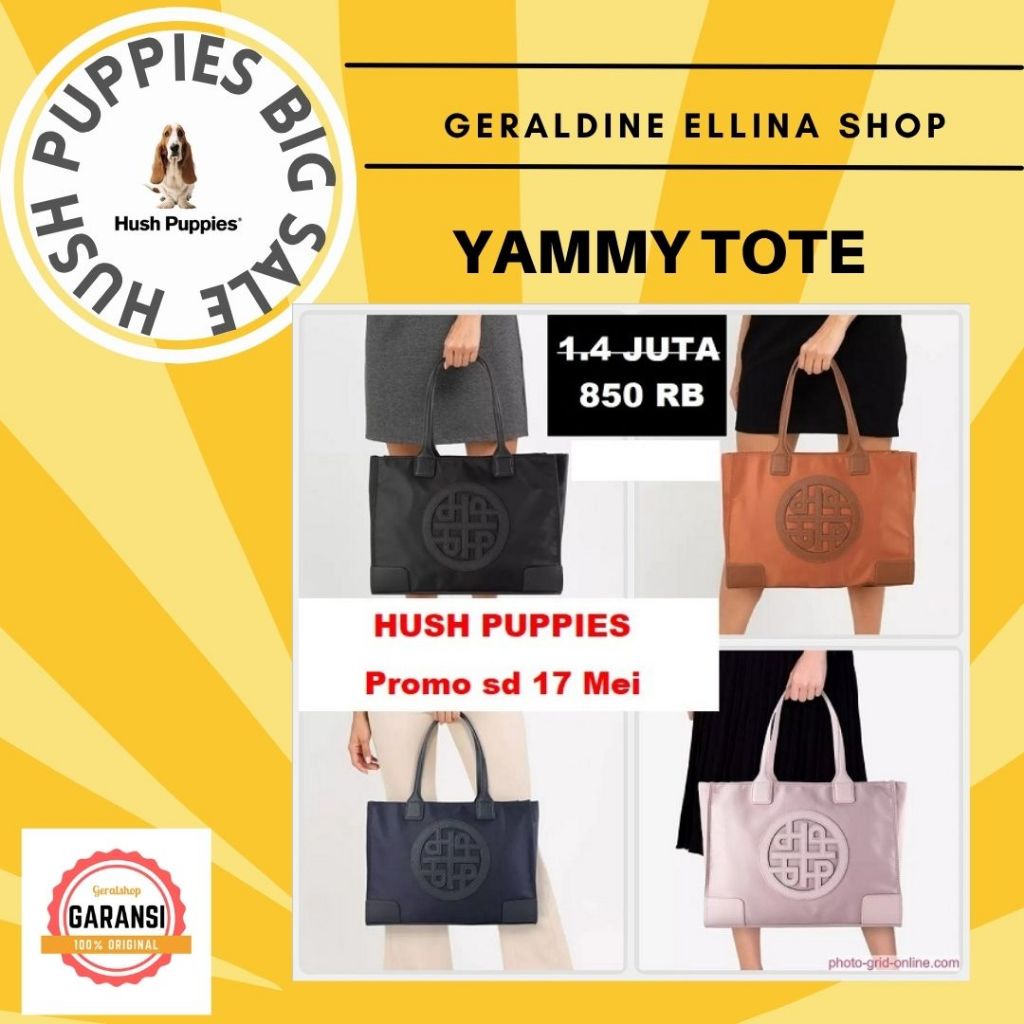 Tas Wanita Hush Puppies sale tote bag 100% original seri YAMMY