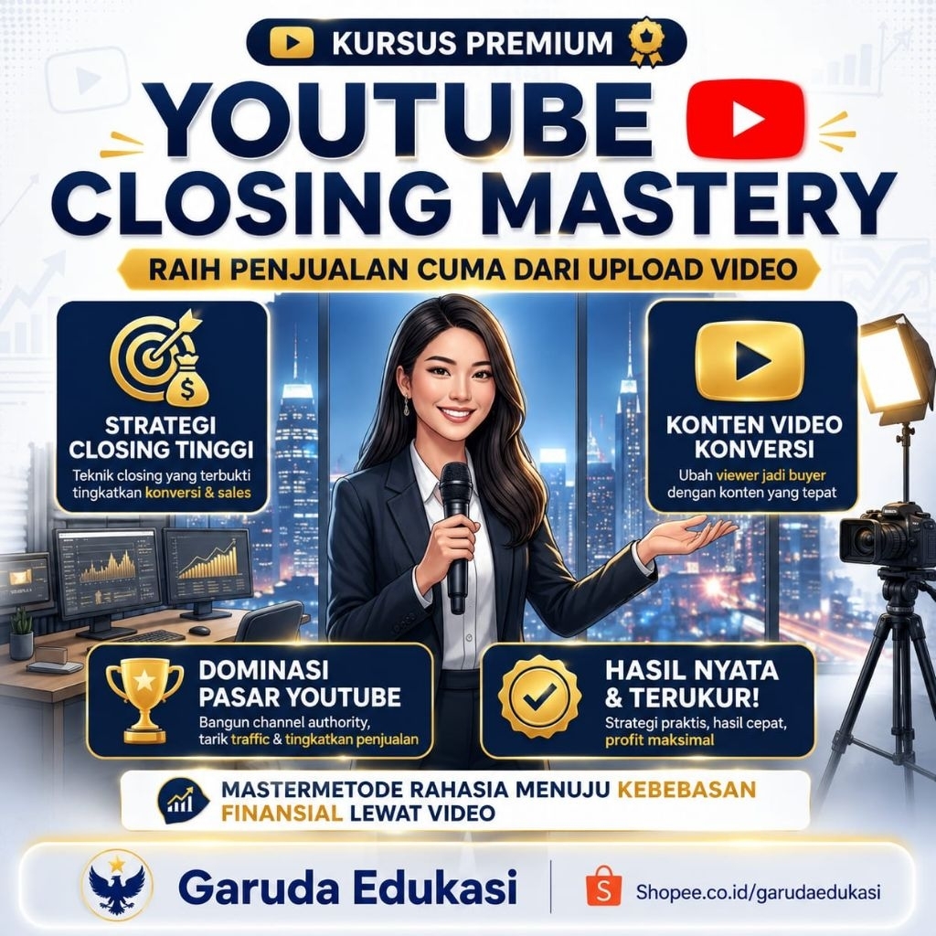 Youtube Closing Mastery - Raih Penjualan Cuma Dari Upload Video - Mama Digital