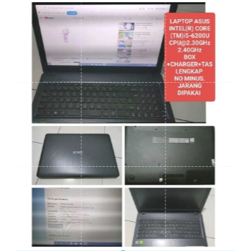 LAPTOP Asus X543U - Second TIDAK ADA MINUS