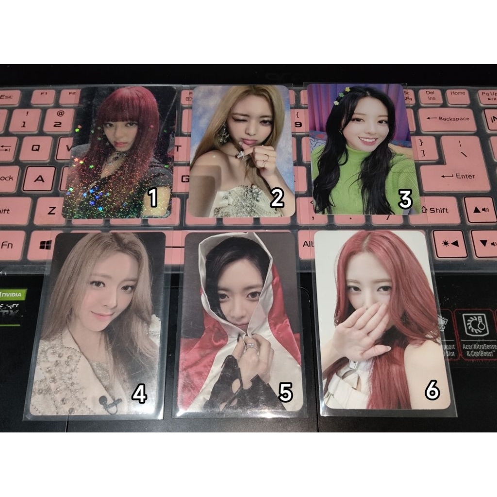 YUNA ITZY PHOTOCARD POCA PC OFFICIAL ALBUM BENE FANSIGN FS FANCALL NBD NO BAD DAYS SNEAKERS CHECKMAT