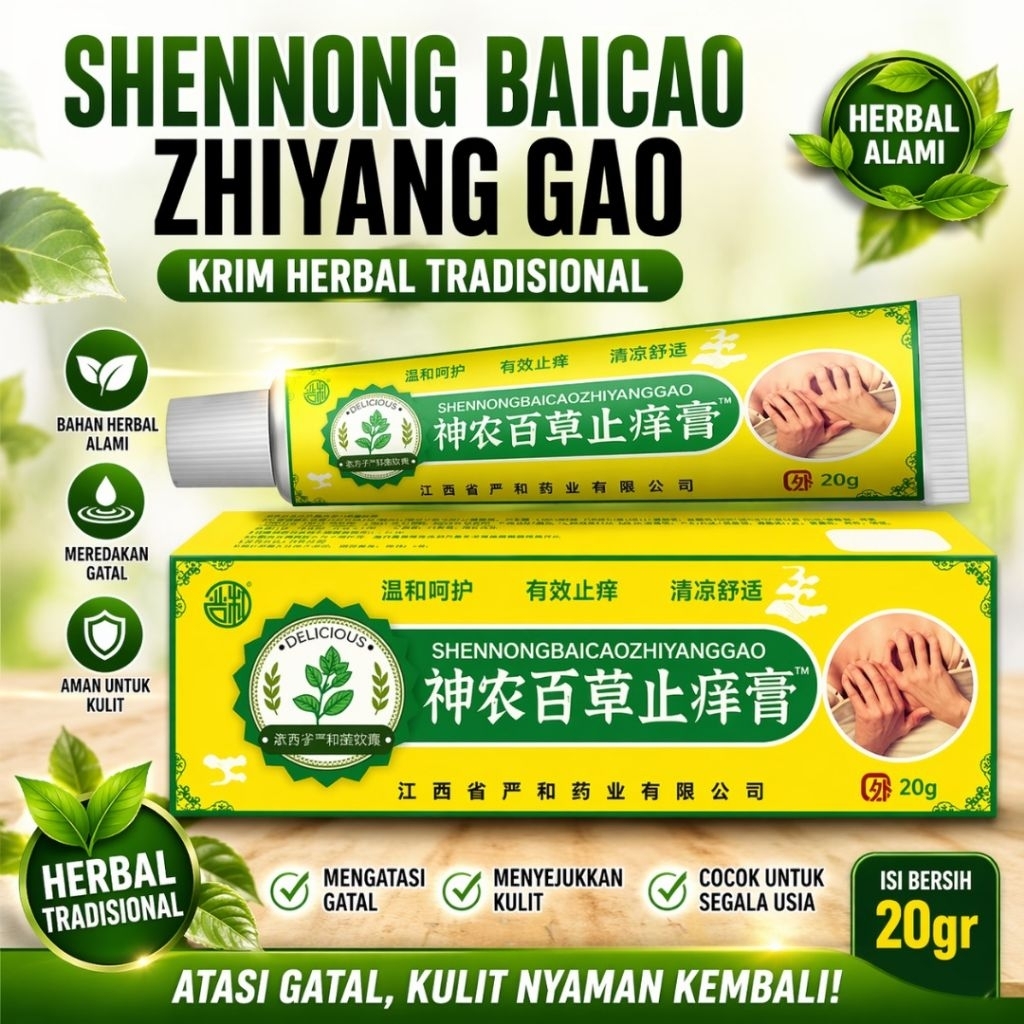 Shen Nong Baicao Zhiyang Gao - Salep Herbaluntuk Mengatasi Nyeri danPeradangan