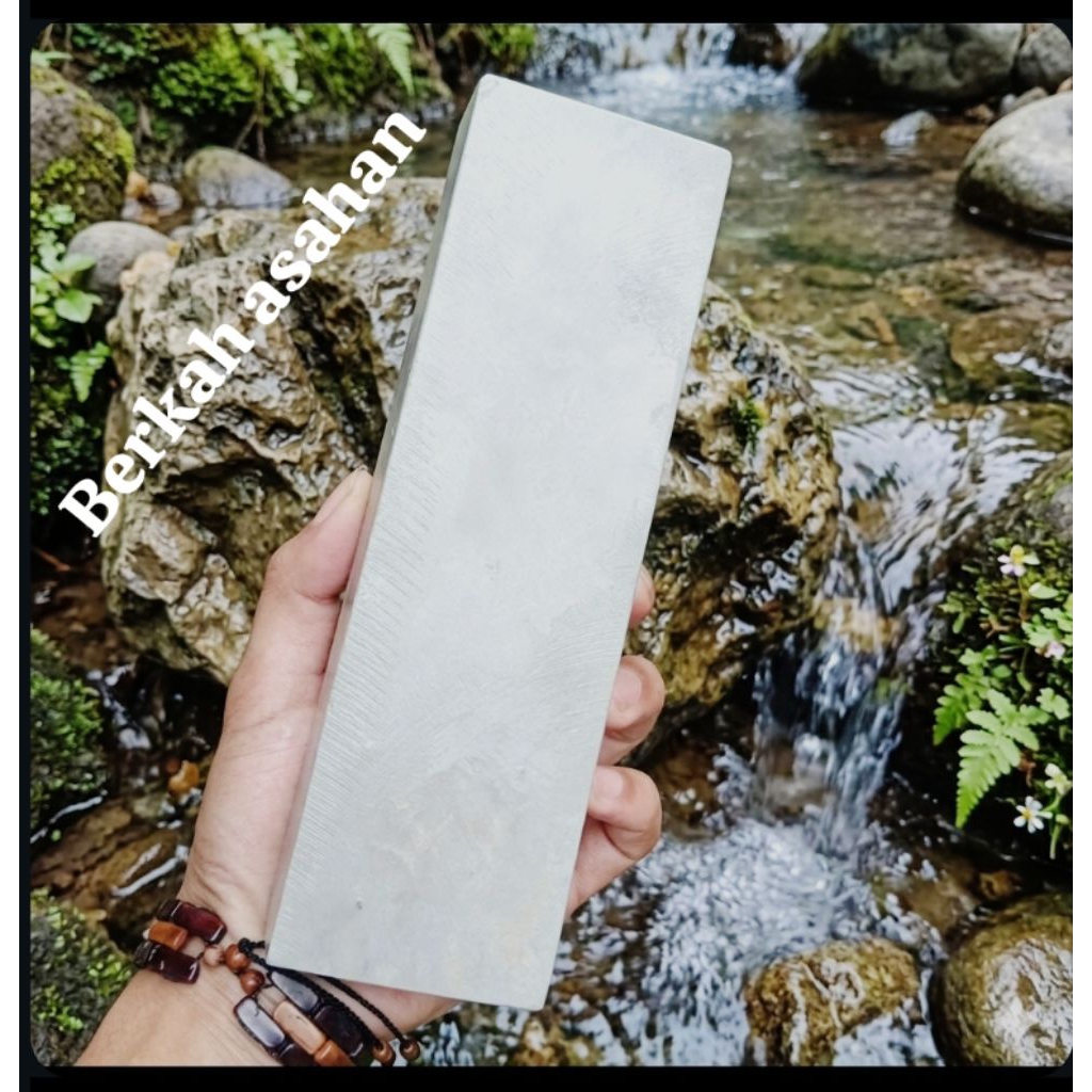 Batu asahan asli alam, penajam golok dan pisau super kualitas, asahan cepat tajam
