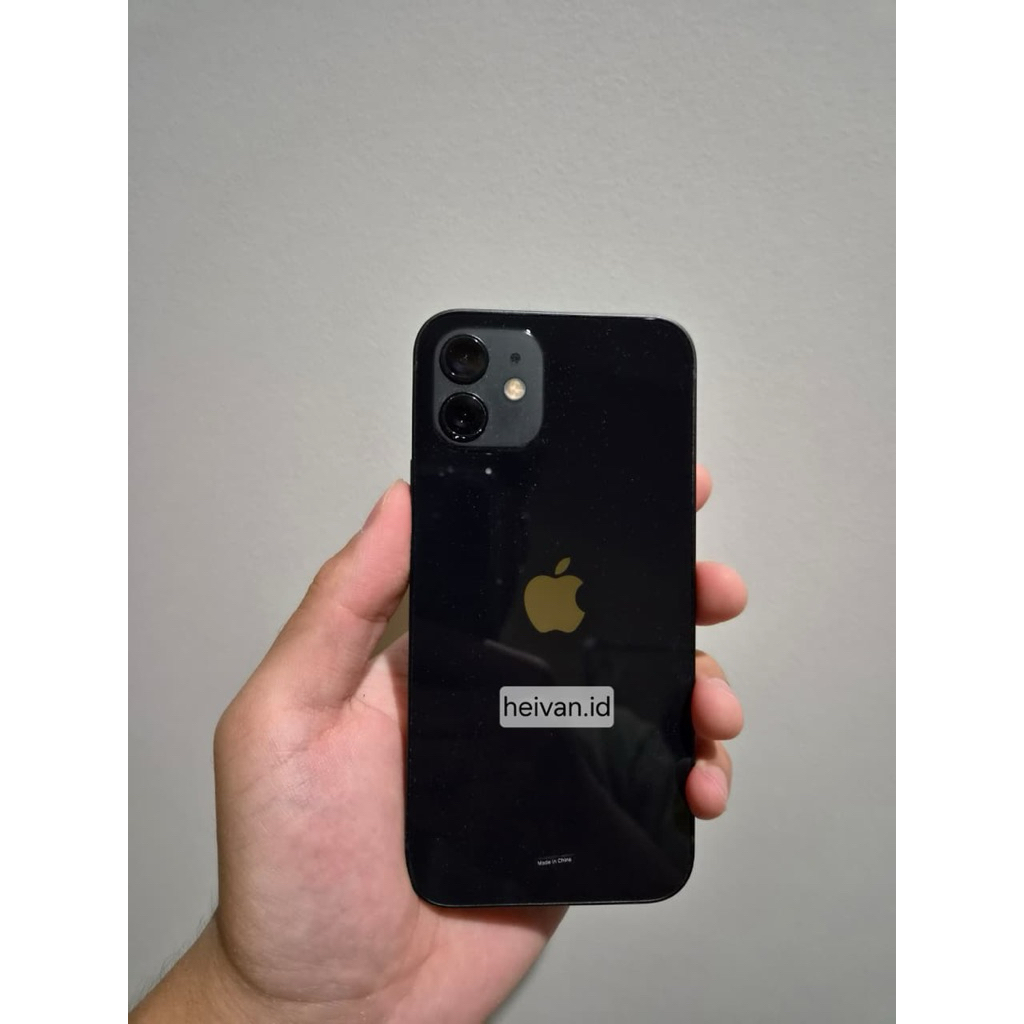 iPhone 12 64GB Black ex iBox Original Second Resmi