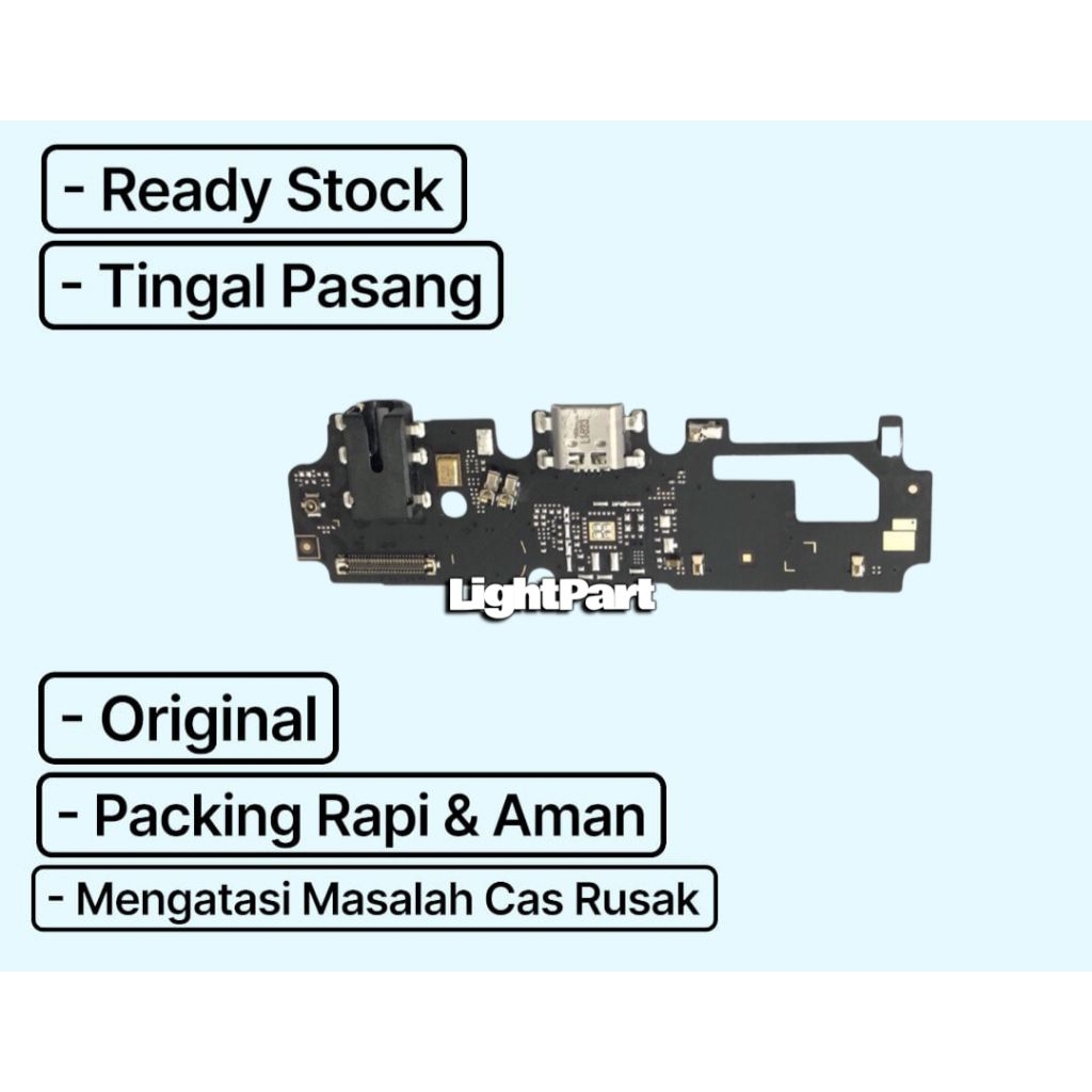 Papan Cas Vivo Z1 Pro | Z5x Original 100% | Charger Board Flexibel Vivo Z1 Pro | Z5x | Solusi HP Tid