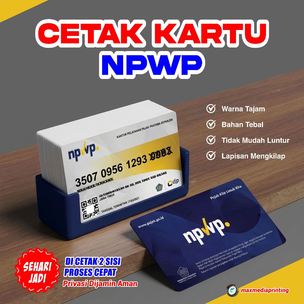 CETAK KARTU NPWP
