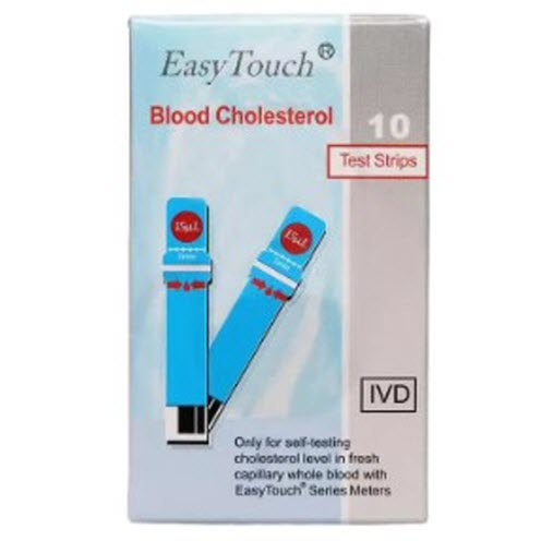 STRIP KOLESTEROL EASY TOUCH - EasyTouch Blood Cholesterol - Stik Easy touch kolesterol