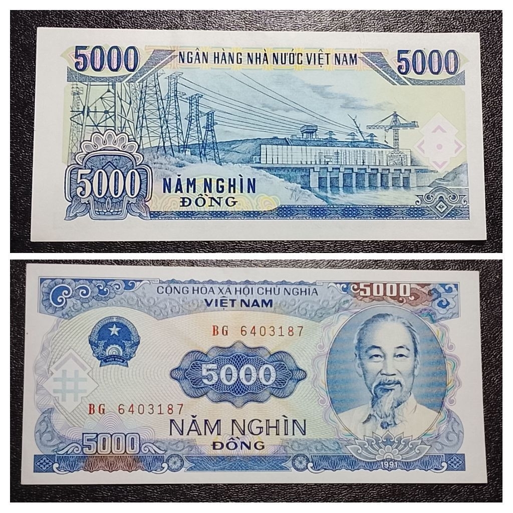 uang asing Vietnam 5000 dong p3565