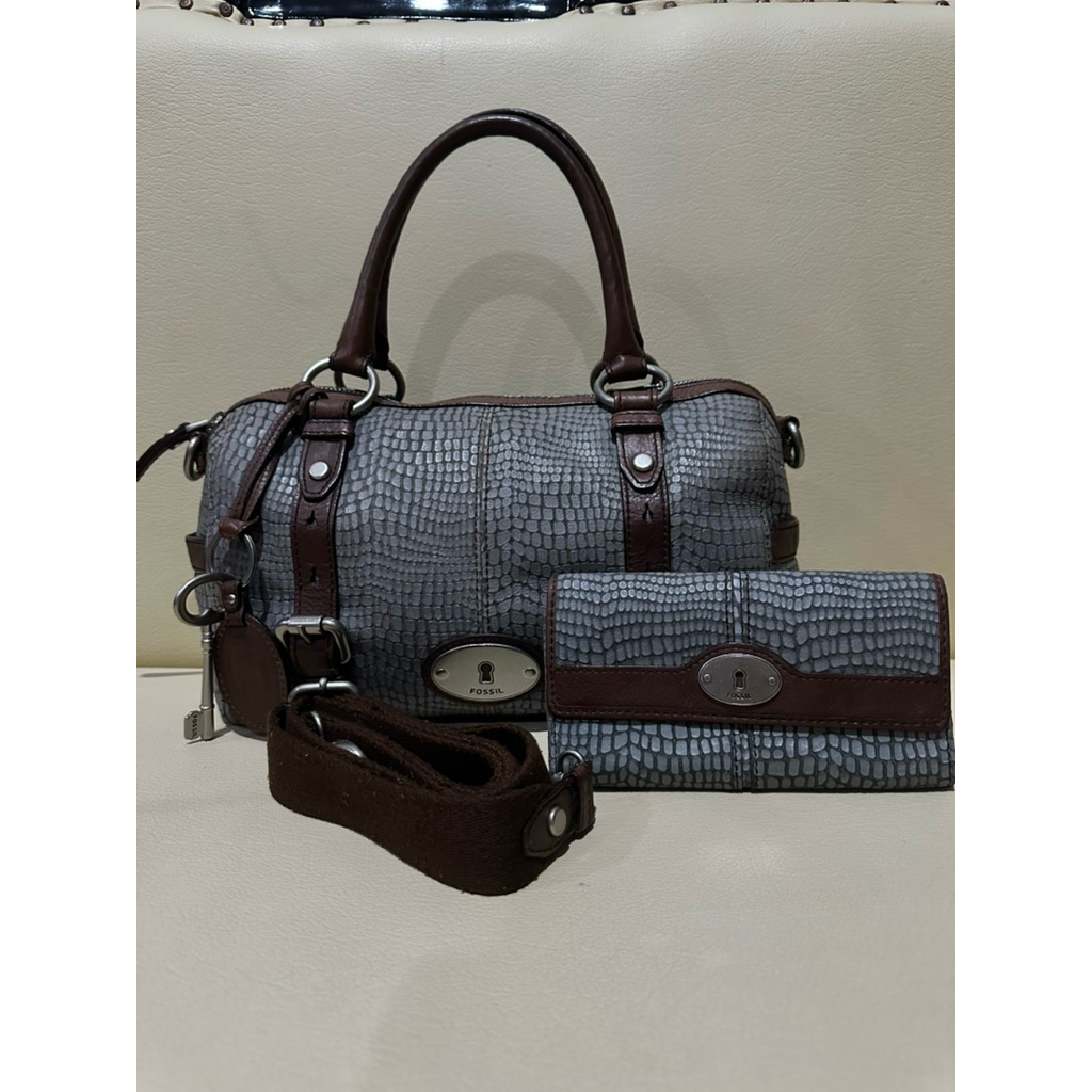 Fossil Maddox Speedy Snake skin
