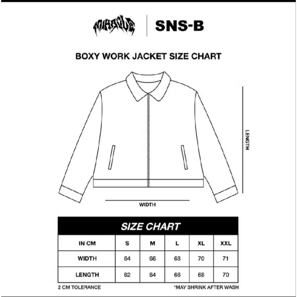 SNS+M WorkjacketBoxySNSBXMIRACLE