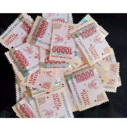 materai 10000 asli / materai 10000 original pos