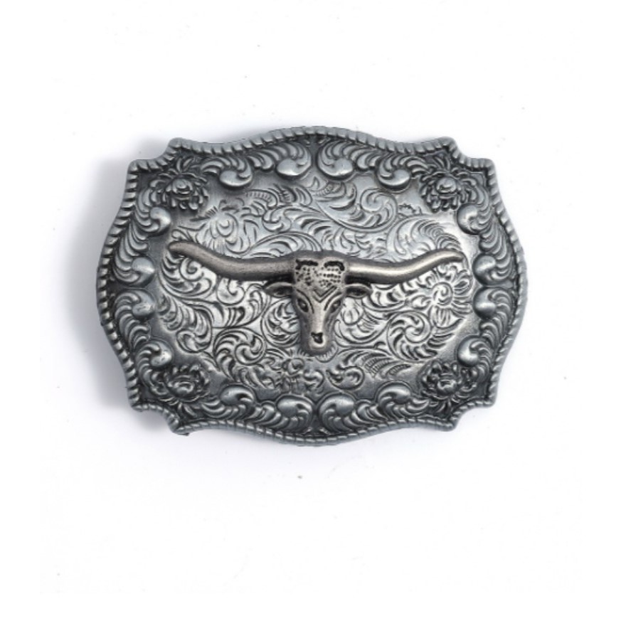 Import BUCKLE GESPER KEPALA SABUK COWBOY WESTERN BYSON BULL