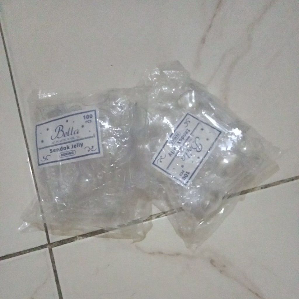 sendok jelly bening