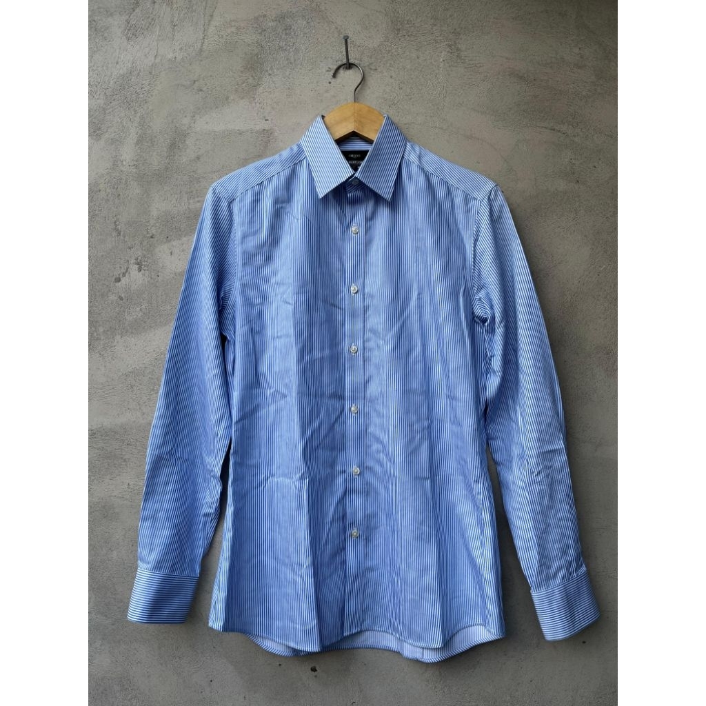 G2000 man Non-iron stripped kemeja M