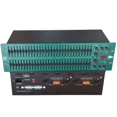 Equalizer OPAL BSS FCS 966 2x31 Band Stereo Graphic EQ Professional Audio Processor Rack 3U Sound Sy