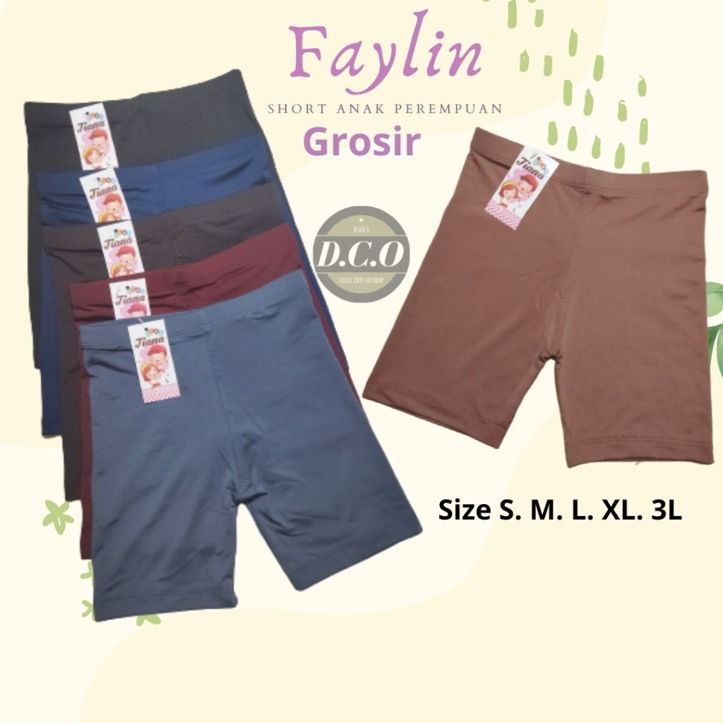 TIANA KIDS/CELANA SHORT ANAK GROSIR/1 SET ISI 6/DALAMAN short ANAK grosir /TIANA  LG01