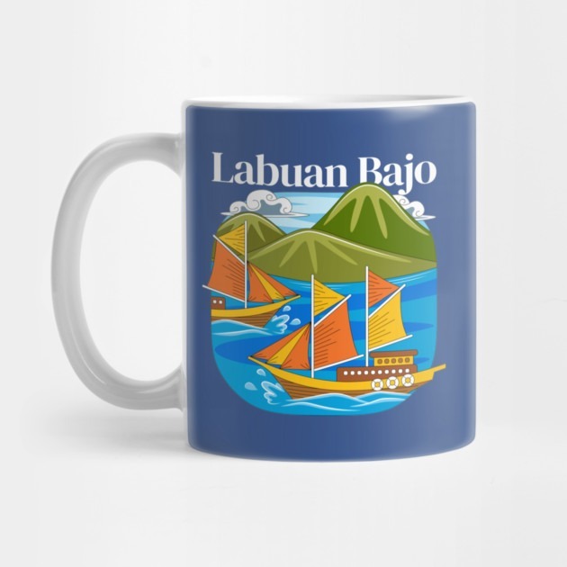 Souvenir Labuan Bajo (Indonesia Travel) - Labuan Bajo Tea Mug