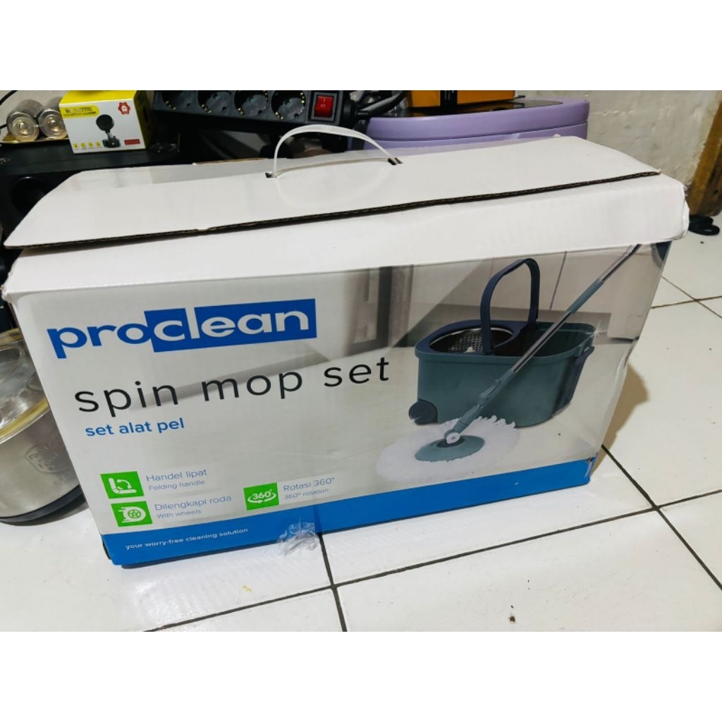 proclean spin mop new