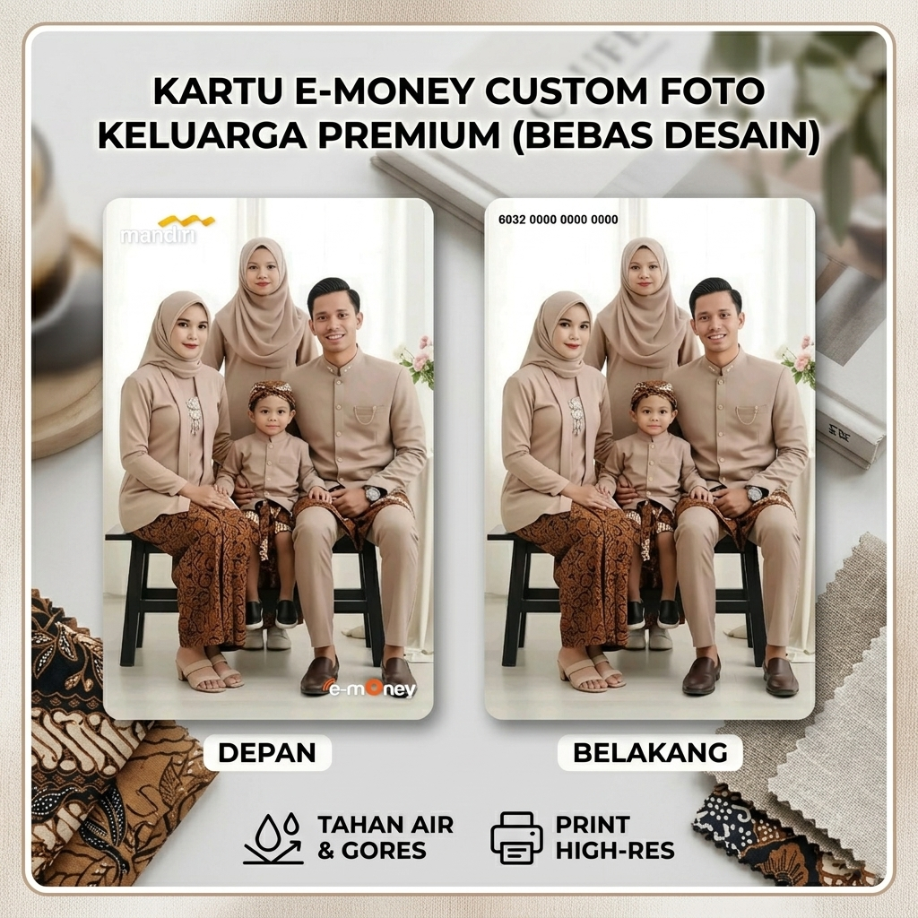 Kartu Etoll Emoney Custom