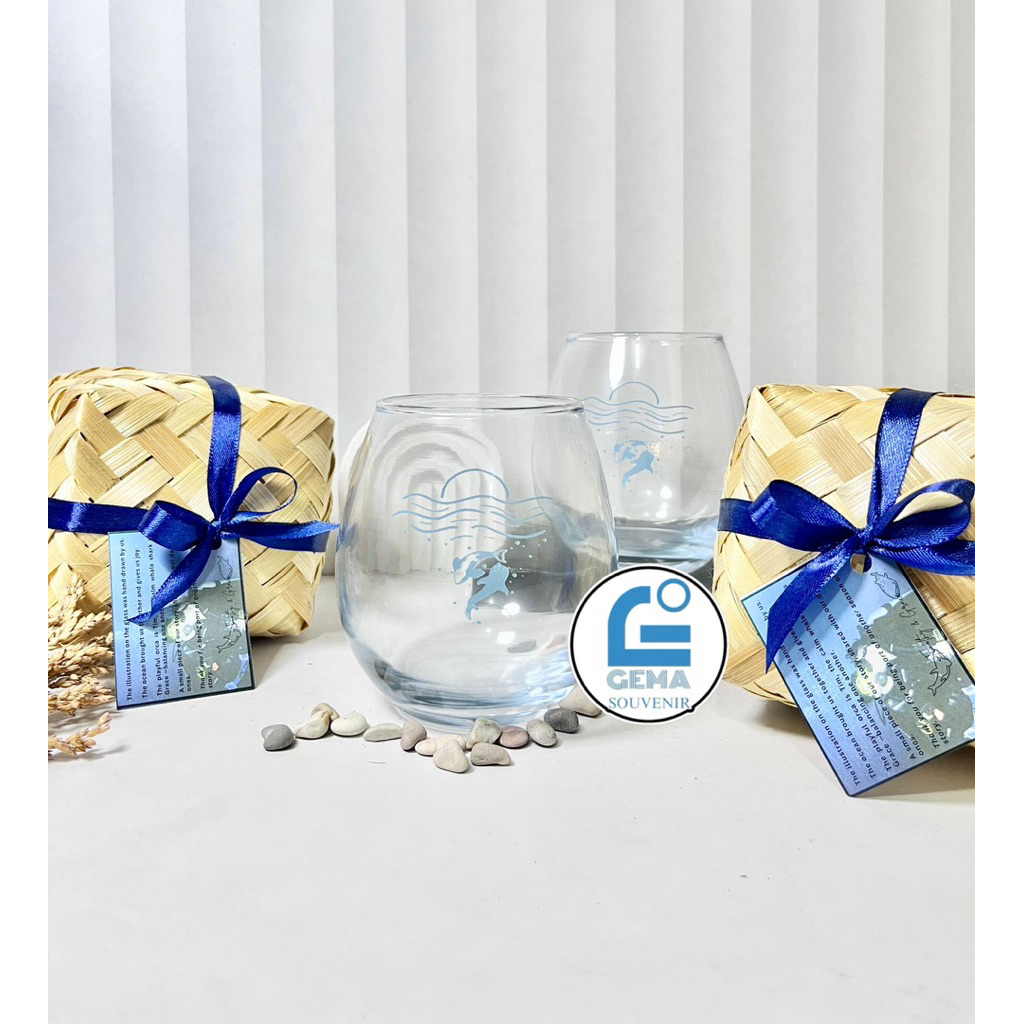 SOUVENIR GELAS TUSCANY /CUSTOM KEMASAN BESEK / SOUVENIR GELAS DALGONA / SOUVENIR GELAS EGG / SOUVENI