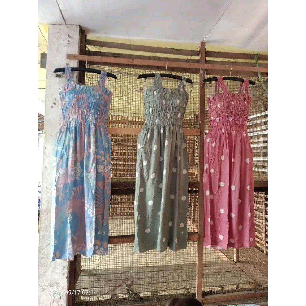 Dress Wanita Bahan Twiscone Nyaman DASTER YUKENSI RAYON