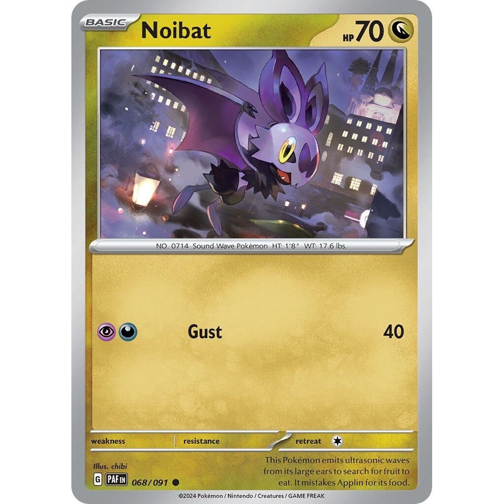 Tcg Pokemon Noibat PAF Eng