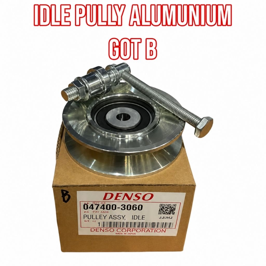 Idle Pully Denso Pengencang Fanbelt Bahan Alumunium Universal Fan Belt B Ac Mobil Truck Universal