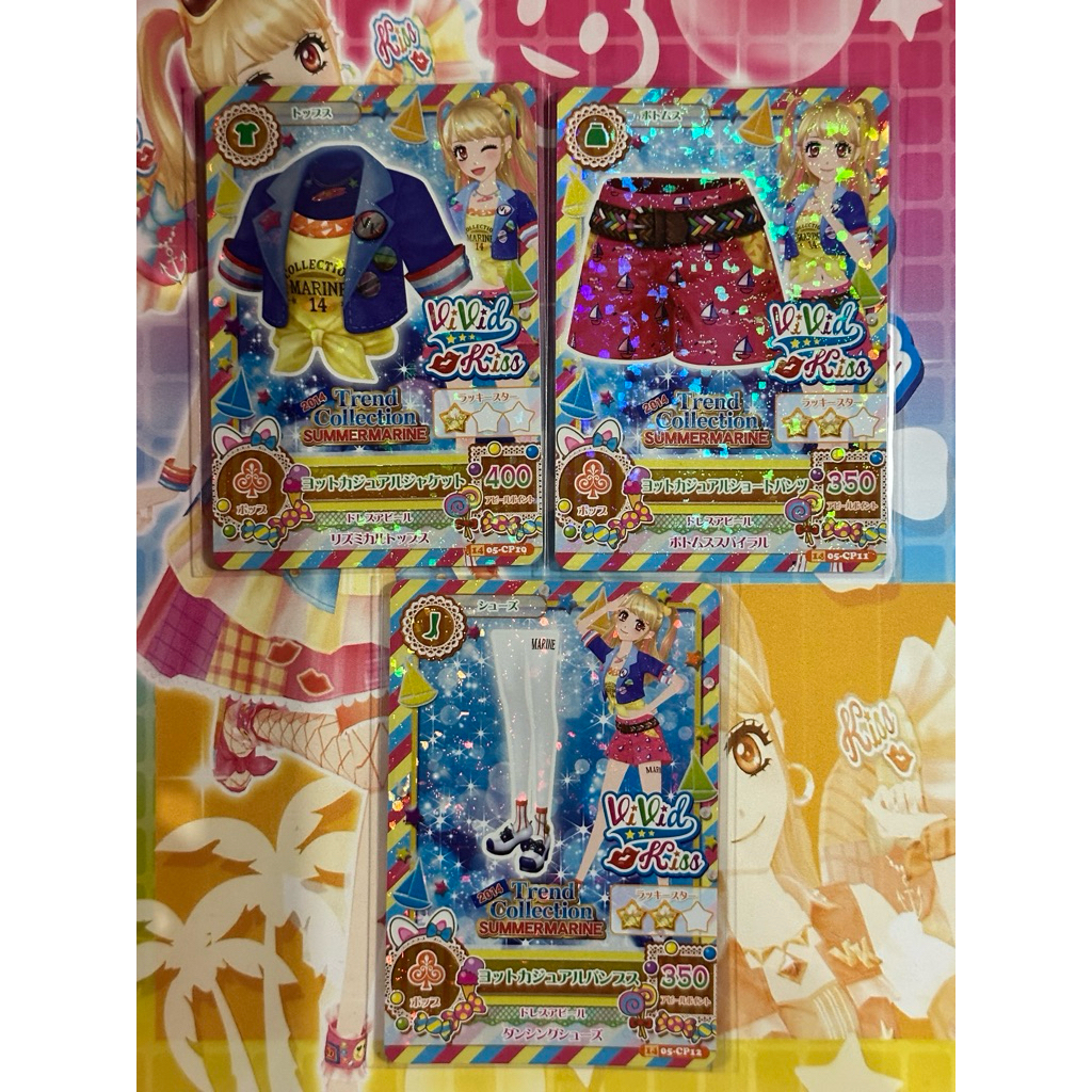 (Campaign Promotion) Kartu Aikatsu Official Japan Mikuru Natsuki Vivid Kiss Trend Collection SummerM