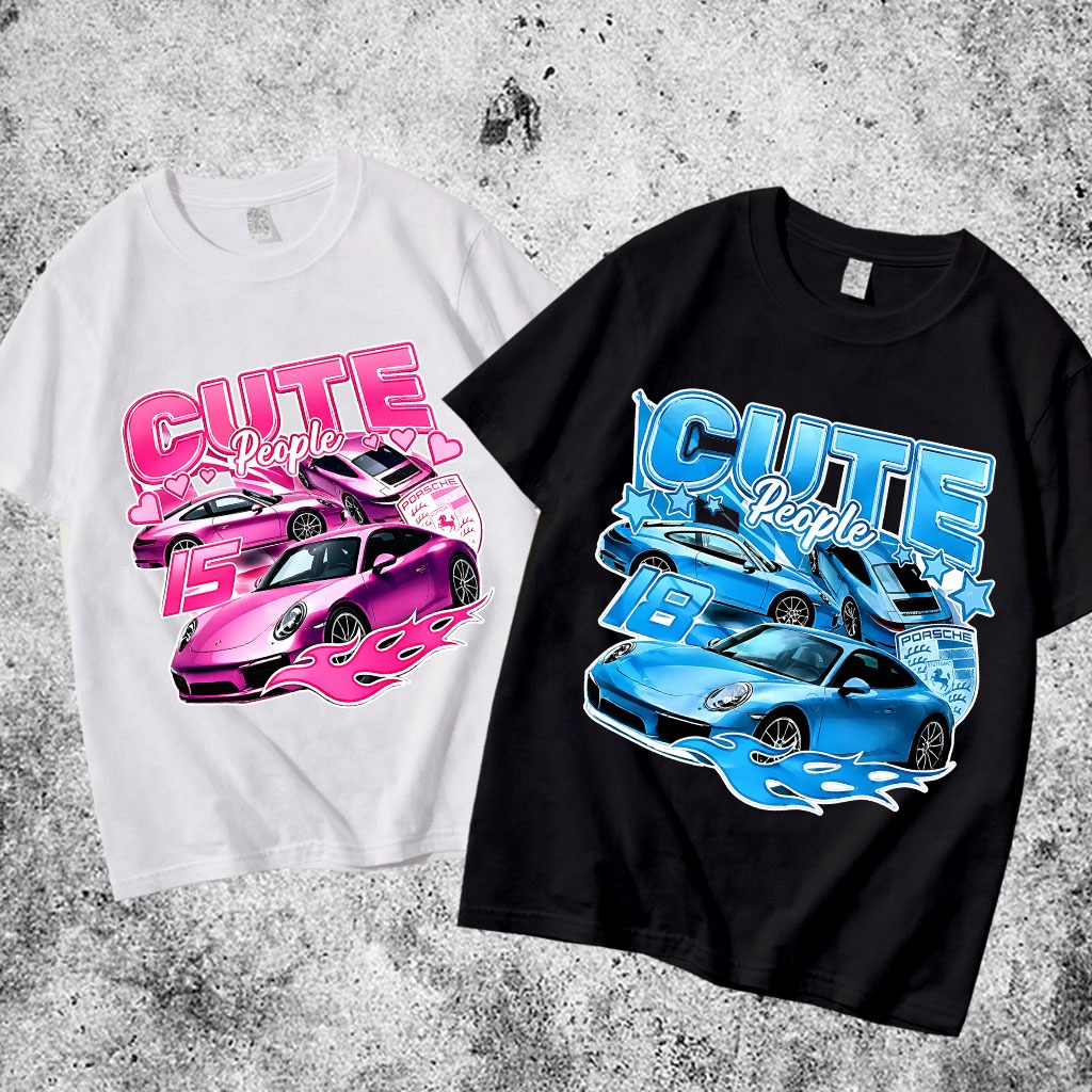 Kaos Couple Pasangan Cute People Lucu Keren Simple Romantis