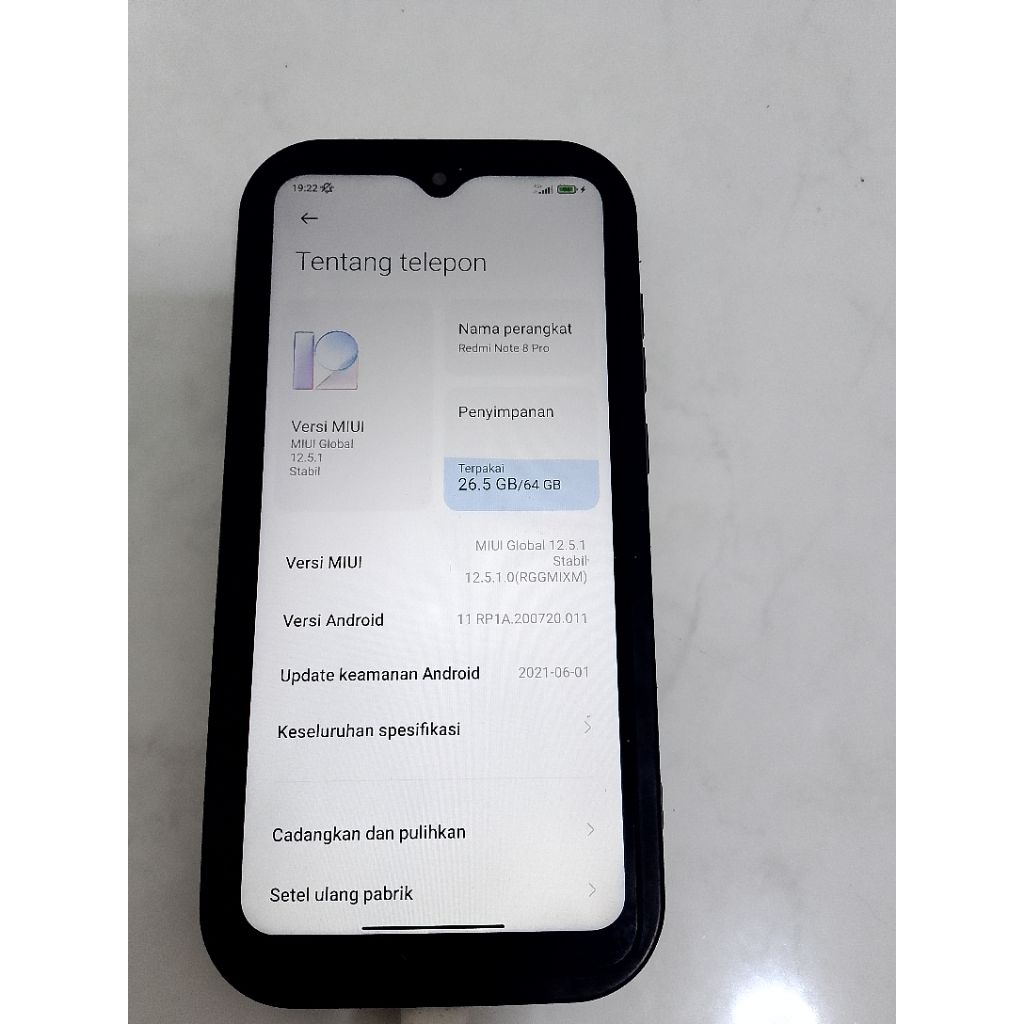 mesin redmi note 8 pro 6/64