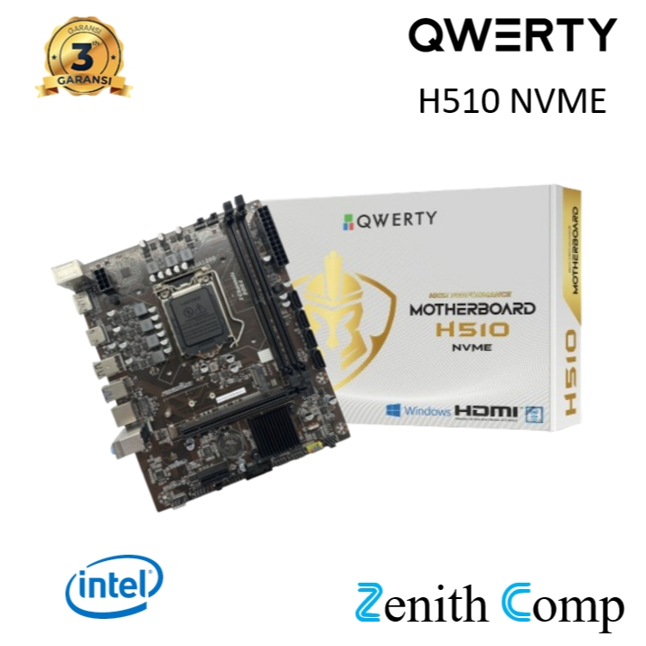 Motherboard QWERTY H510 NVME, LGA 1200, DDR4