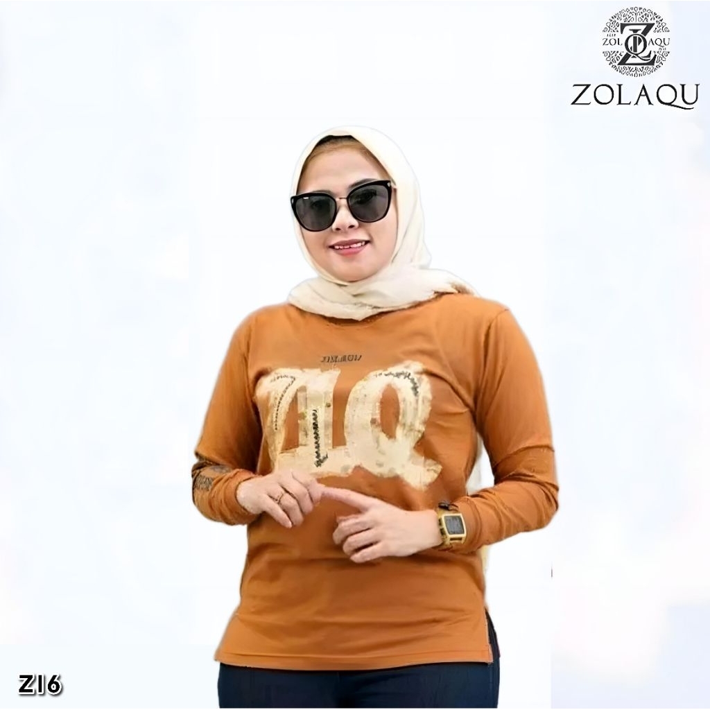 Kaos Zolaqu Original Terbaru Kaos Atasan Wanita Premium Bahan Katun Premium Kaos Seragaman Kaos Cewe
