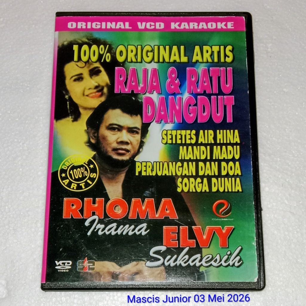 VCD Raja & Ratu Dangdut Rhoma Irama & Elvy Sukaesih