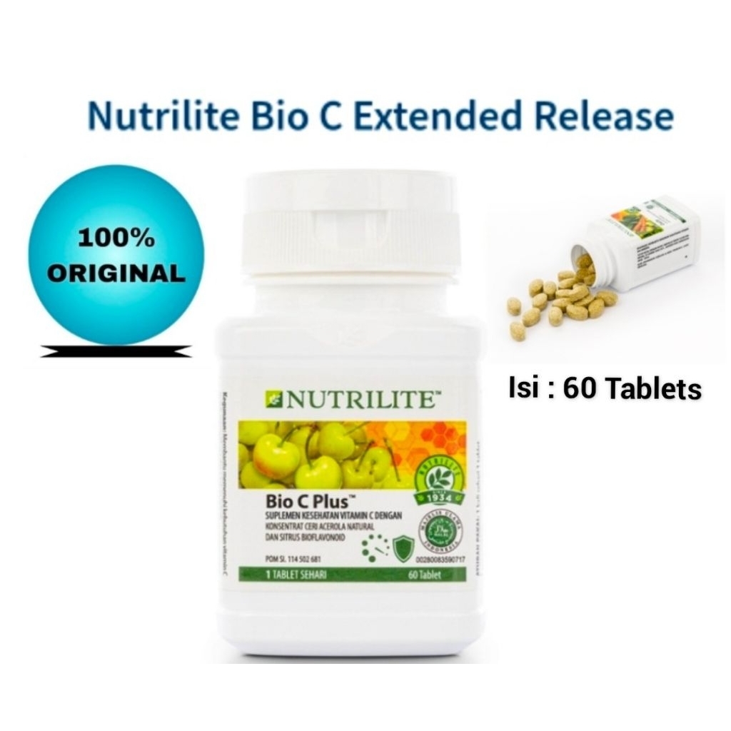 Nutrilite Bio C Plus Extended release 60 tablets AMWAY Original100% ASLI100%(01)