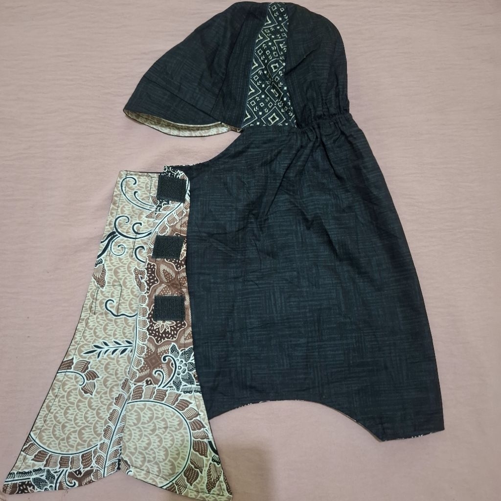 TOPI KERPUS JUMBO BATIK BOLAK BALIK