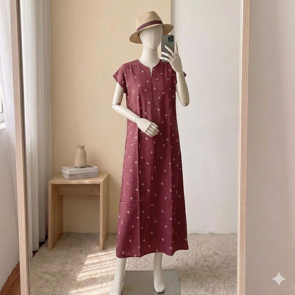 Lubna Daster Dress Rayon Premium ld 120 pb 125