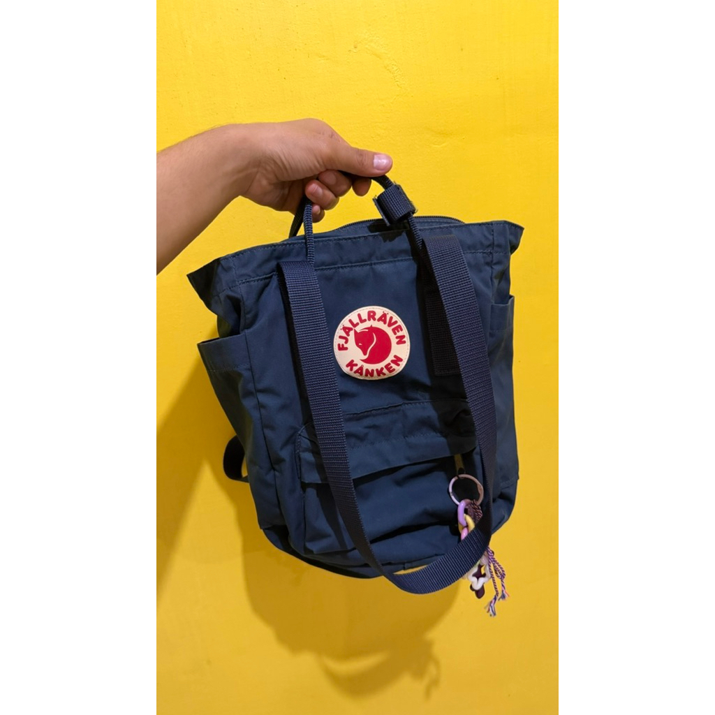PRELOVED like new Fjallraven Kanken Totepack Mini Unisex Navy