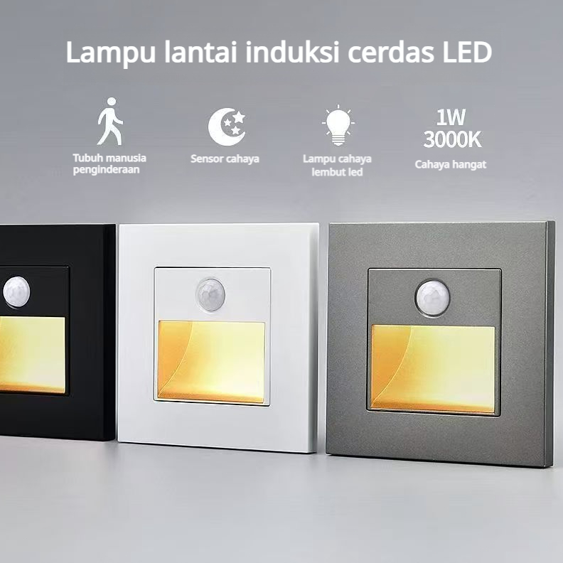 Lampu LED Sensor Gerak - Waterproof untuk Tangga, Koridor & Kamar Mandi (Induksi Otomatis