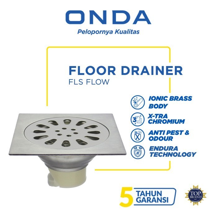 Floor Drain Saringan Got Saringan Kamar Mandi FLS Flow ONDA